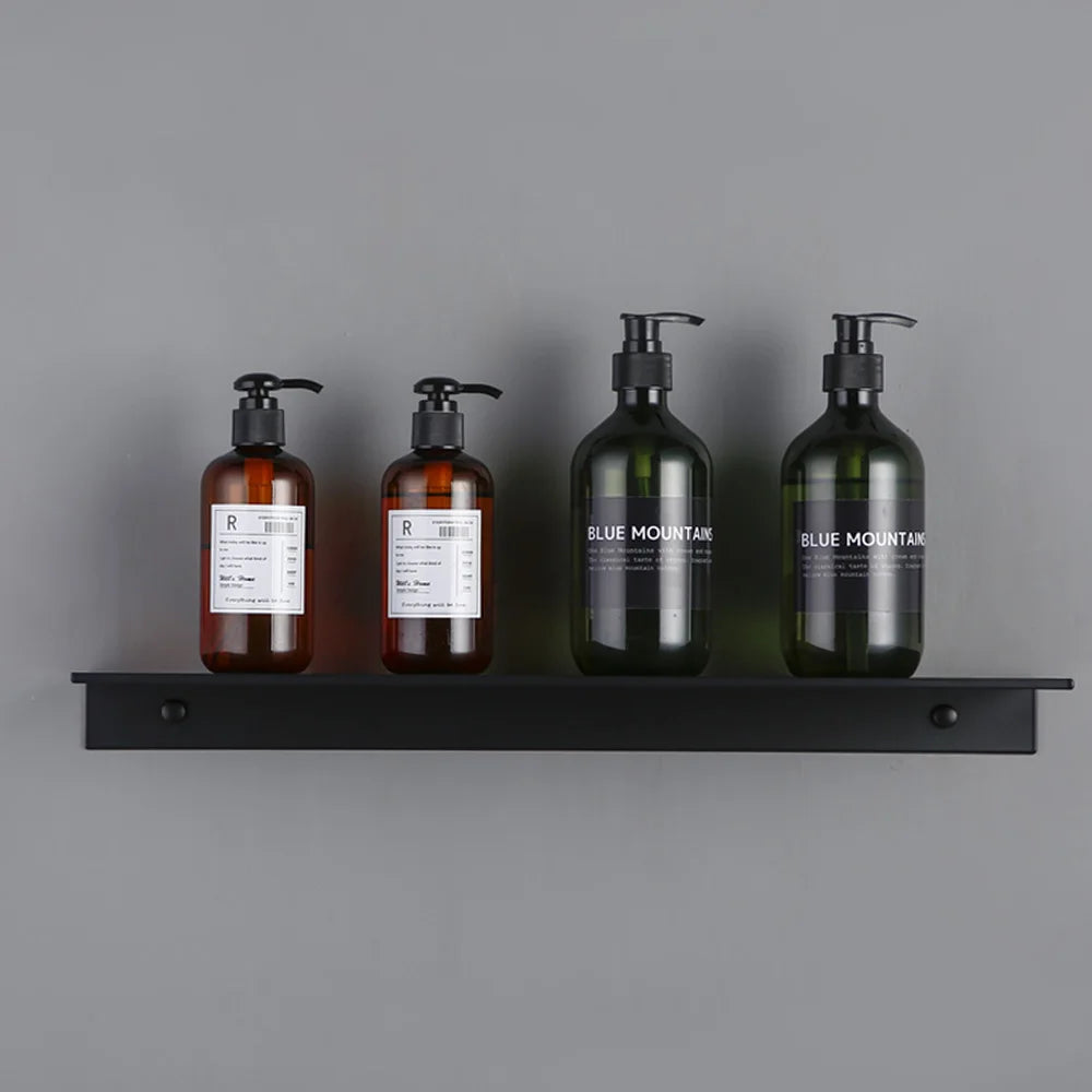 Matte Black Wall Mounted Shelf