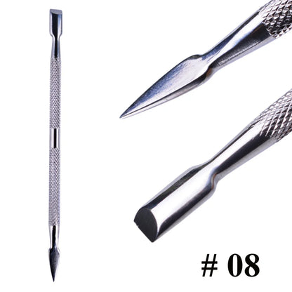 Double-Ended Stainless Steel Cuticle