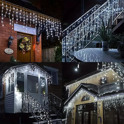 Icicle Curtain Decorations Lights