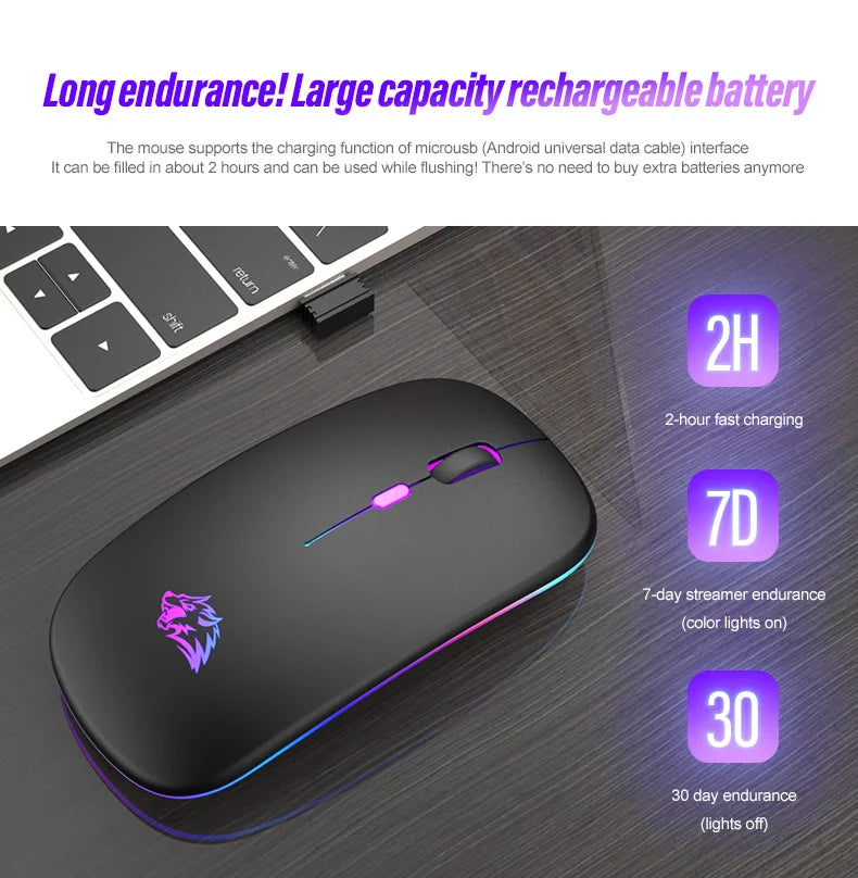 2.4GHz Dual Mode Wireless Bluetooth Mouse