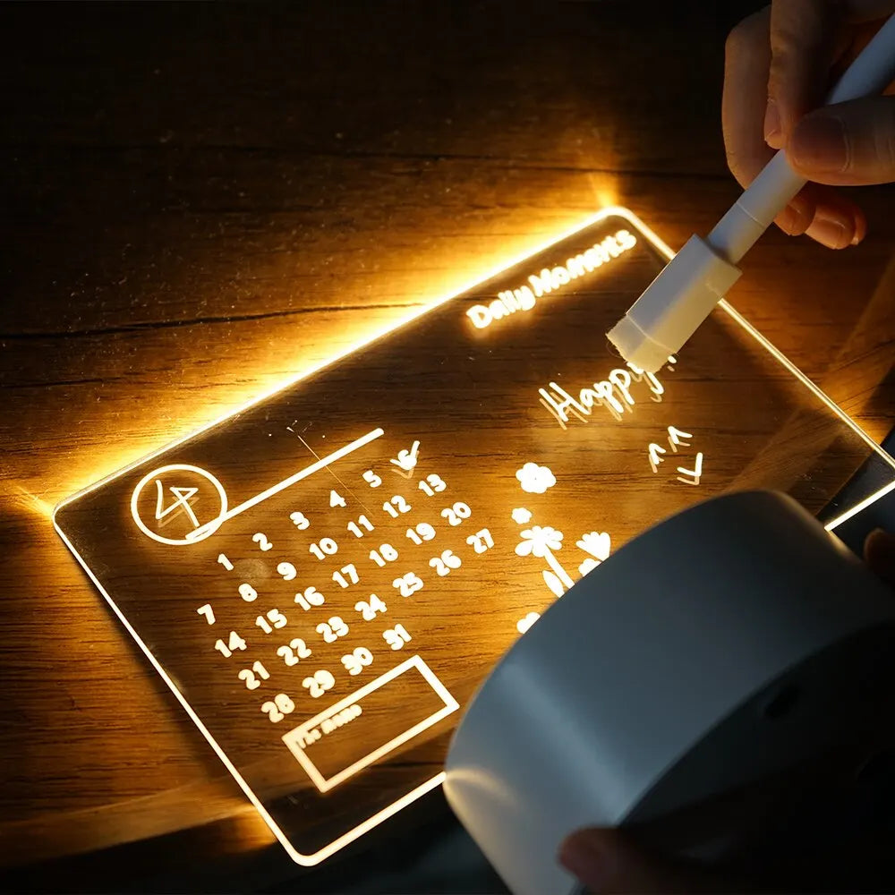 LED Message Board Night Lamp