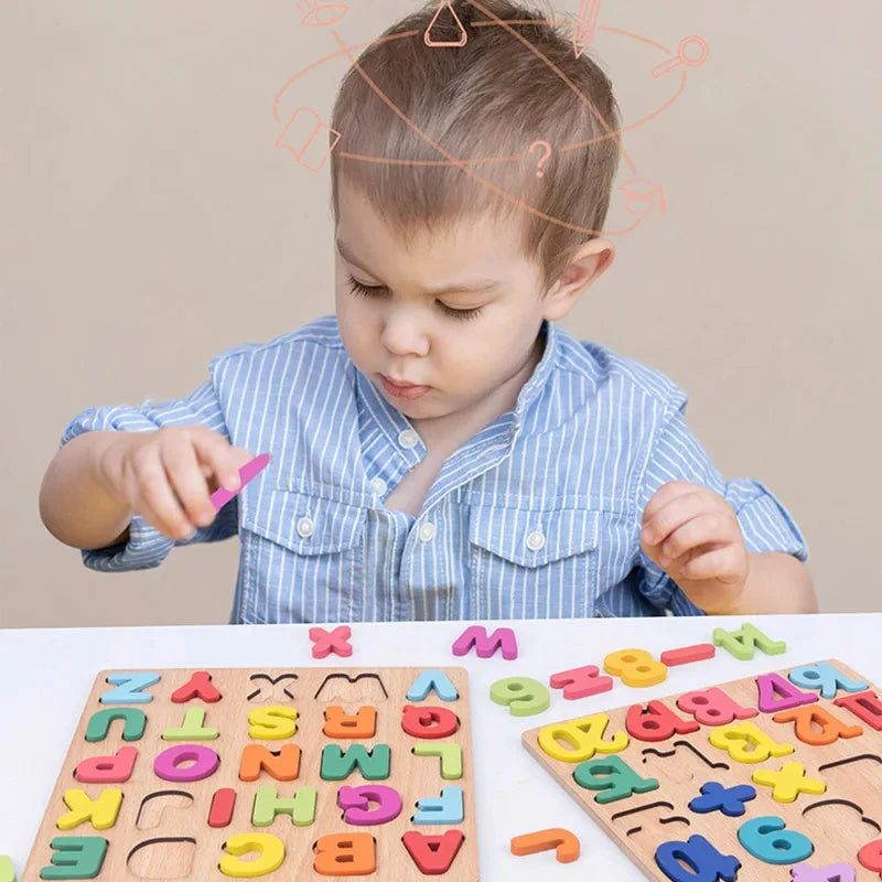 3D Wooden Children Montessori Toys