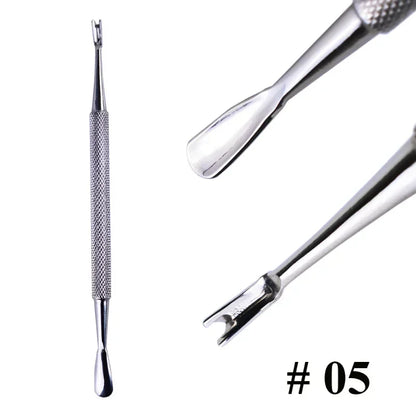 Double-Ended Stainless Steel Cuticle