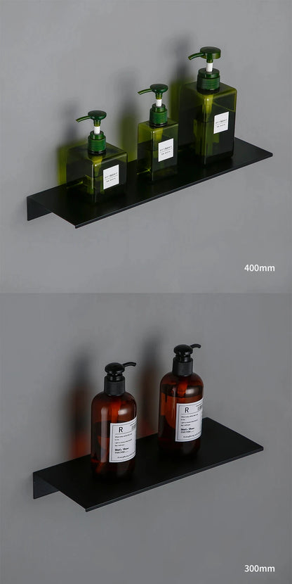 Matte Black Wall Mounted Shelf