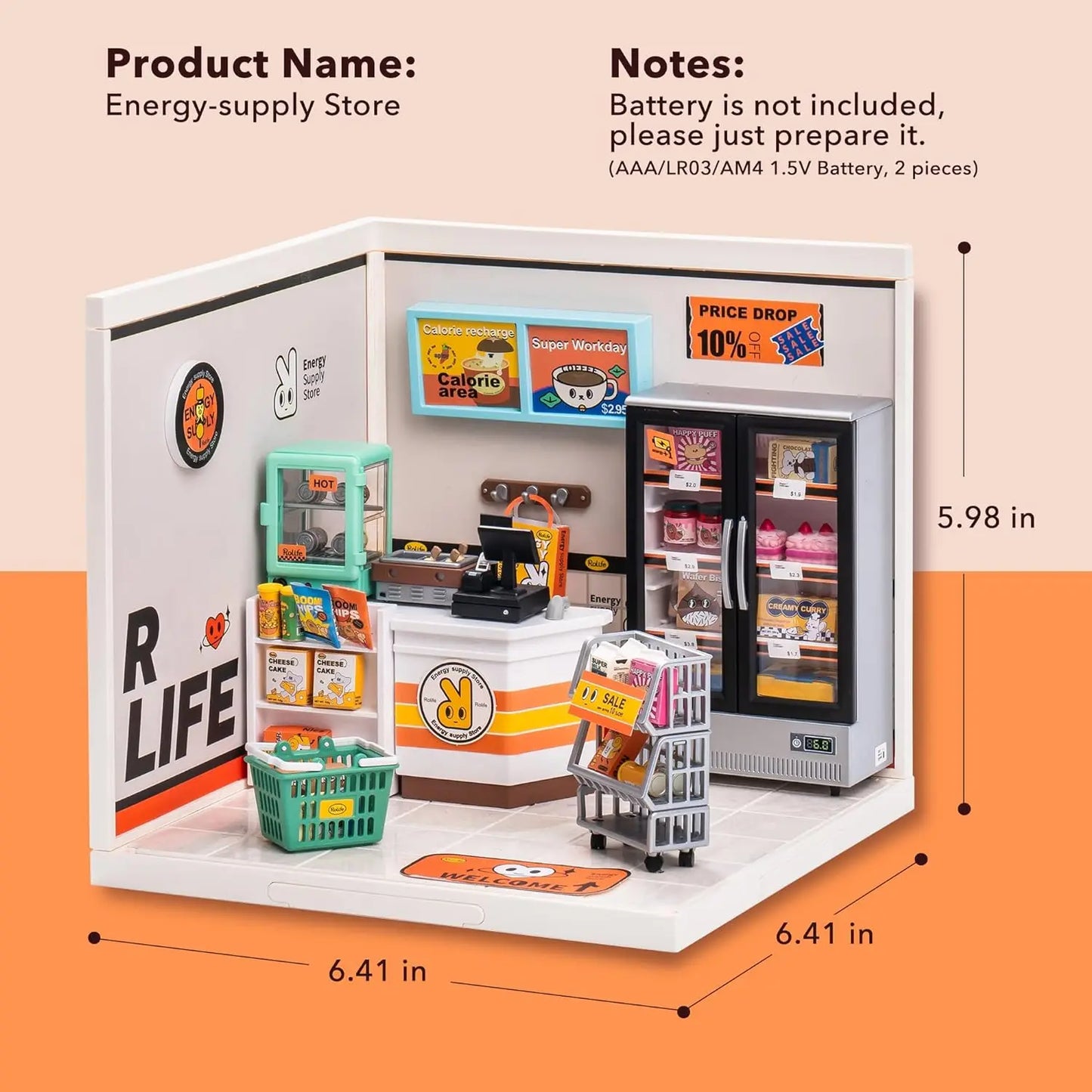 Robotime DIY Miniature Dollhouse