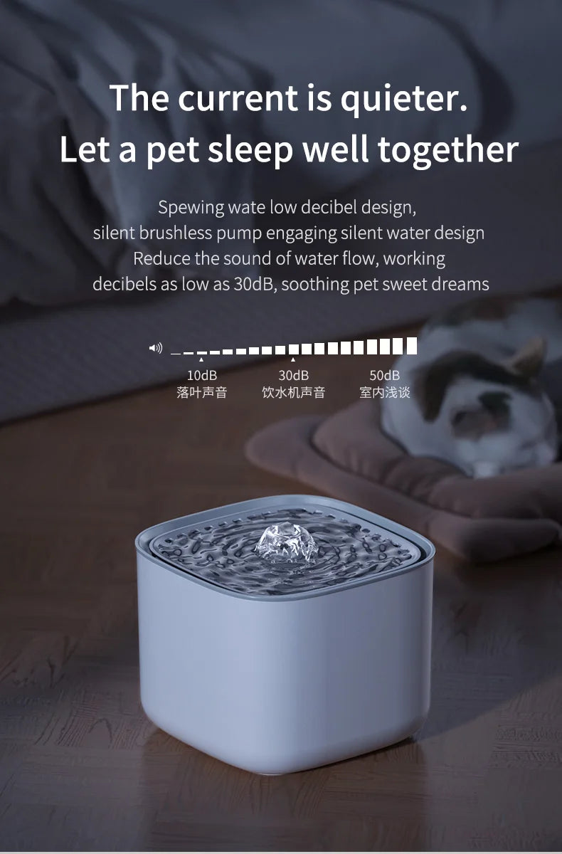 Auto Filtering Cat Water Fountain