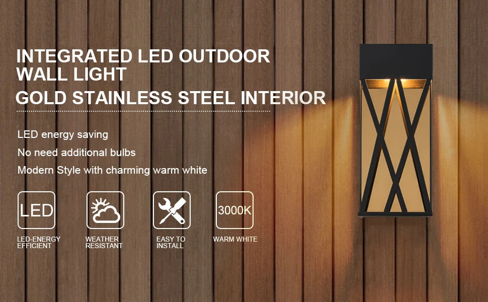 Outdoor 10W LED Wall Lights