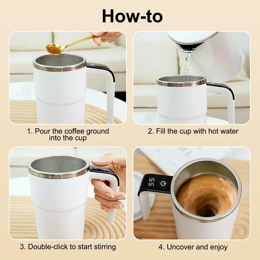 Automatic Self Stirring Coffee Mug