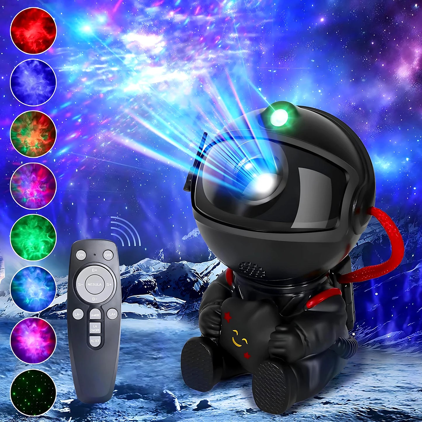 LED Astronaut Galaxy Projector Lamp