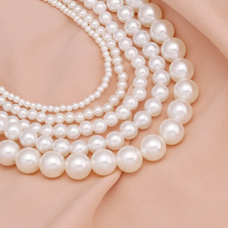 Simple Imitation Freshwater Pearl Necklace