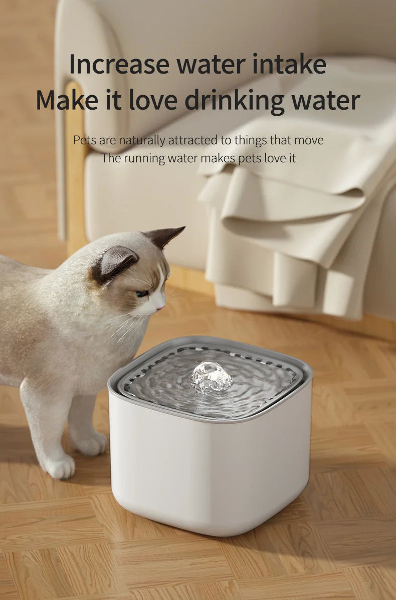 Auto Filtering Cat Water Fountain