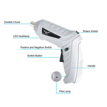 Wireless Electric Screwdriver and Drill