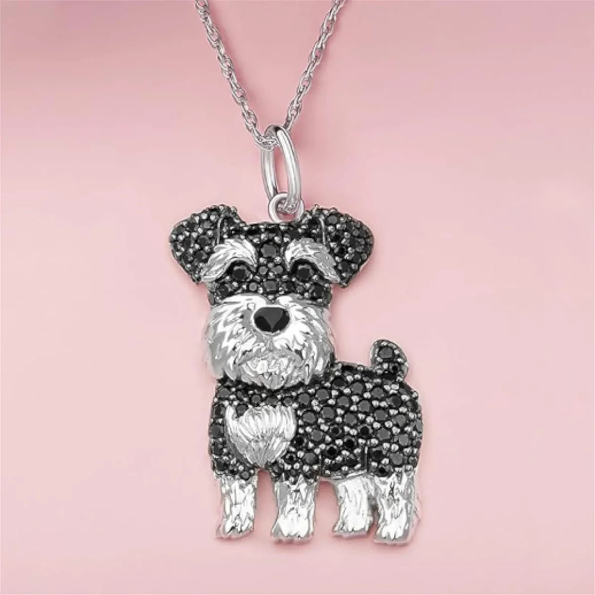 Schnauzer Dog Pendant Necklace