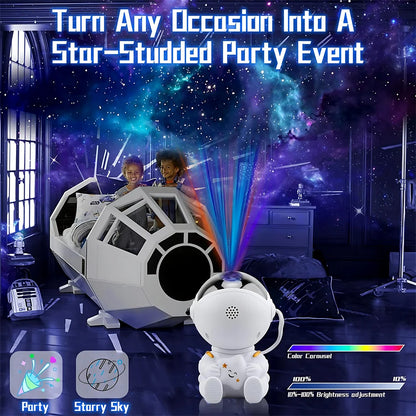 LED Astronaut Galaxy Projector Lamp