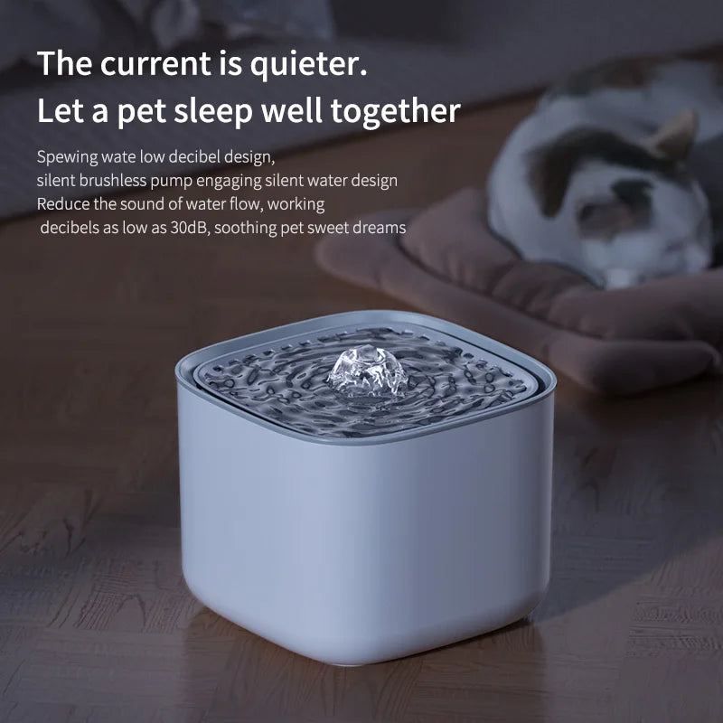 Auto Filtering Cat Water Fountain