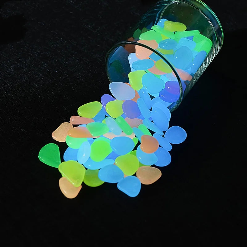 Glow in the Dark Garden Pebbles