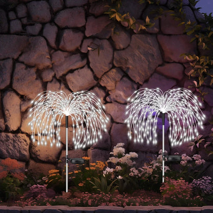 Solar Pyrotechnic LED Garden Lights