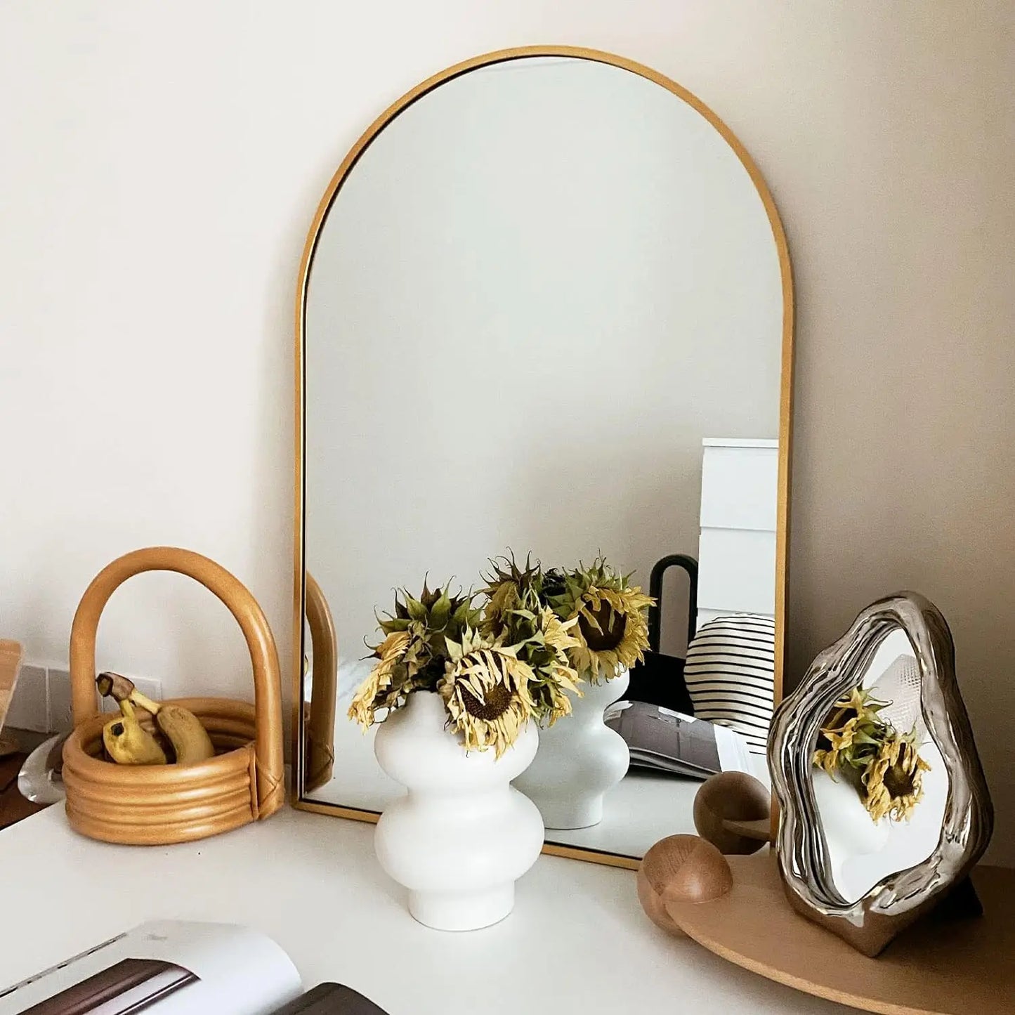 Arched Bathroom Vanity Mirror