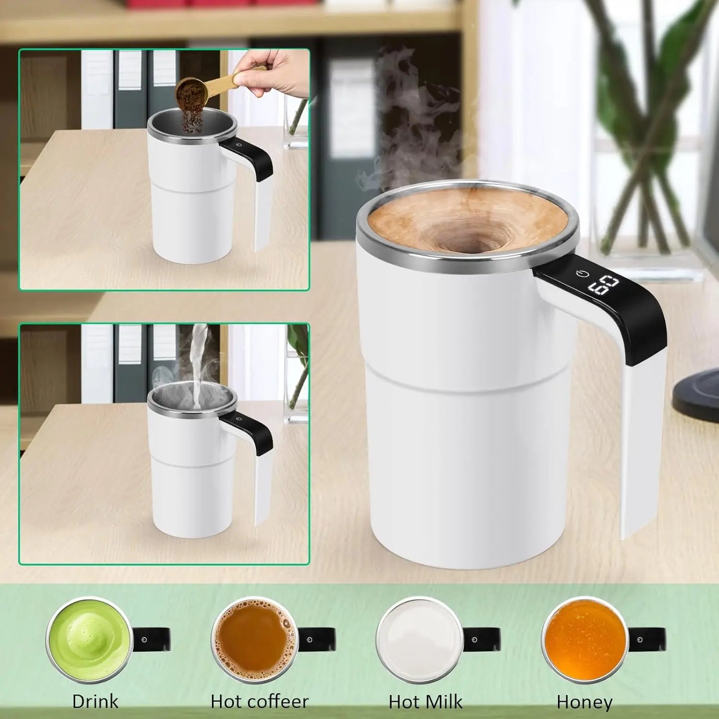 Automatic Self Stirring Coffee Mug