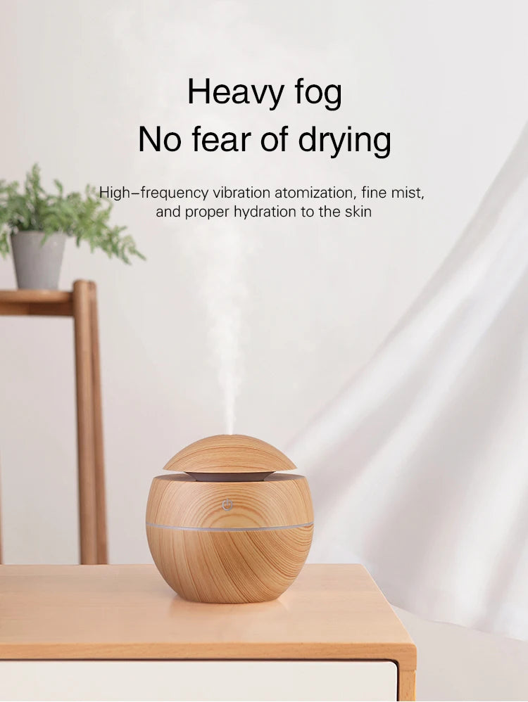 USB Ultrasonic Cool Mist Electric Aroma Diffuser