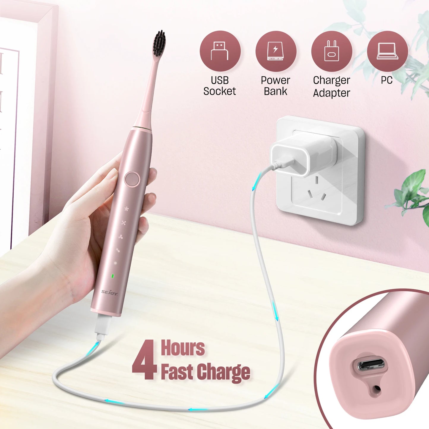 Sonic Oral Cleaning Electric Toothbrush