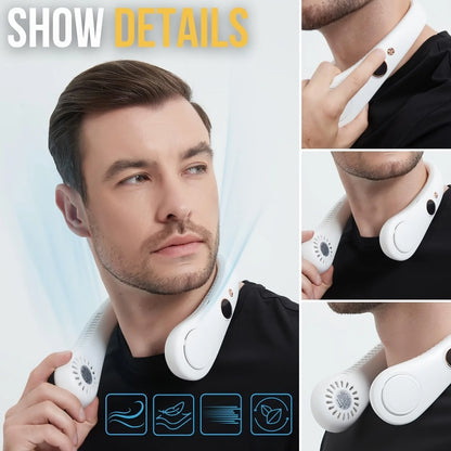 360° Cooling Wearable Neck Fan