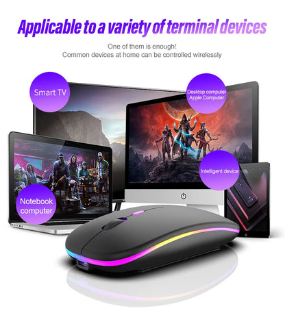 2.4GHz Dual Mode Wireless Bluetooth Mouse