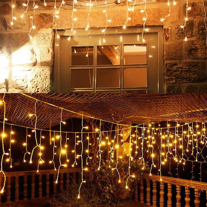 Icicle Curtain Decorations Lights