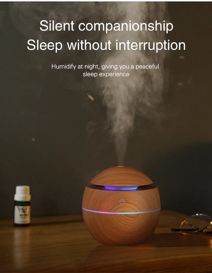 USB Ultrasonic Cool Mist Electric Aroma Diffuser