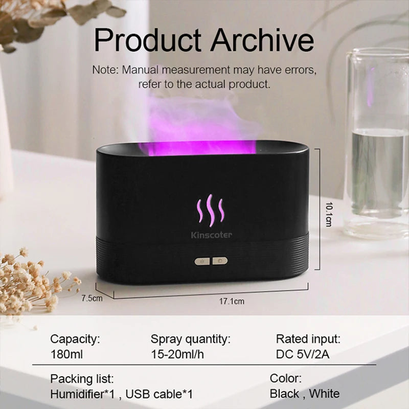 LED Ultrasonic Cool Mist Aroma Diffuser