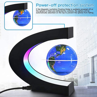 LED Magnetic Floating Globe Lamp