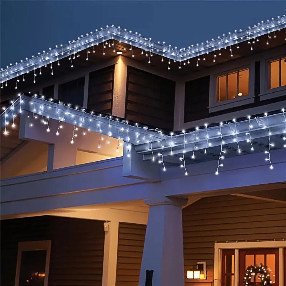 Icicle Curtain Decorations Lights