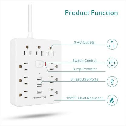 Power Outlet with Surge Protector