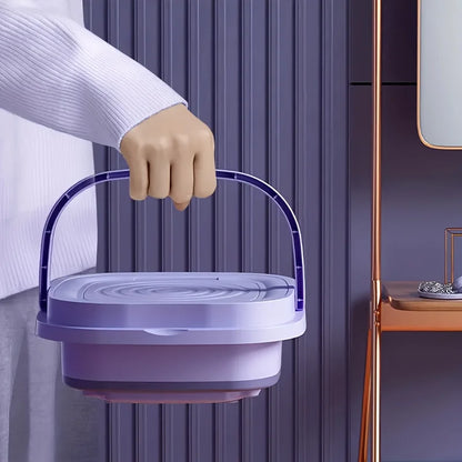 Small Portable Foldable Washing Machine with Spin Dryer