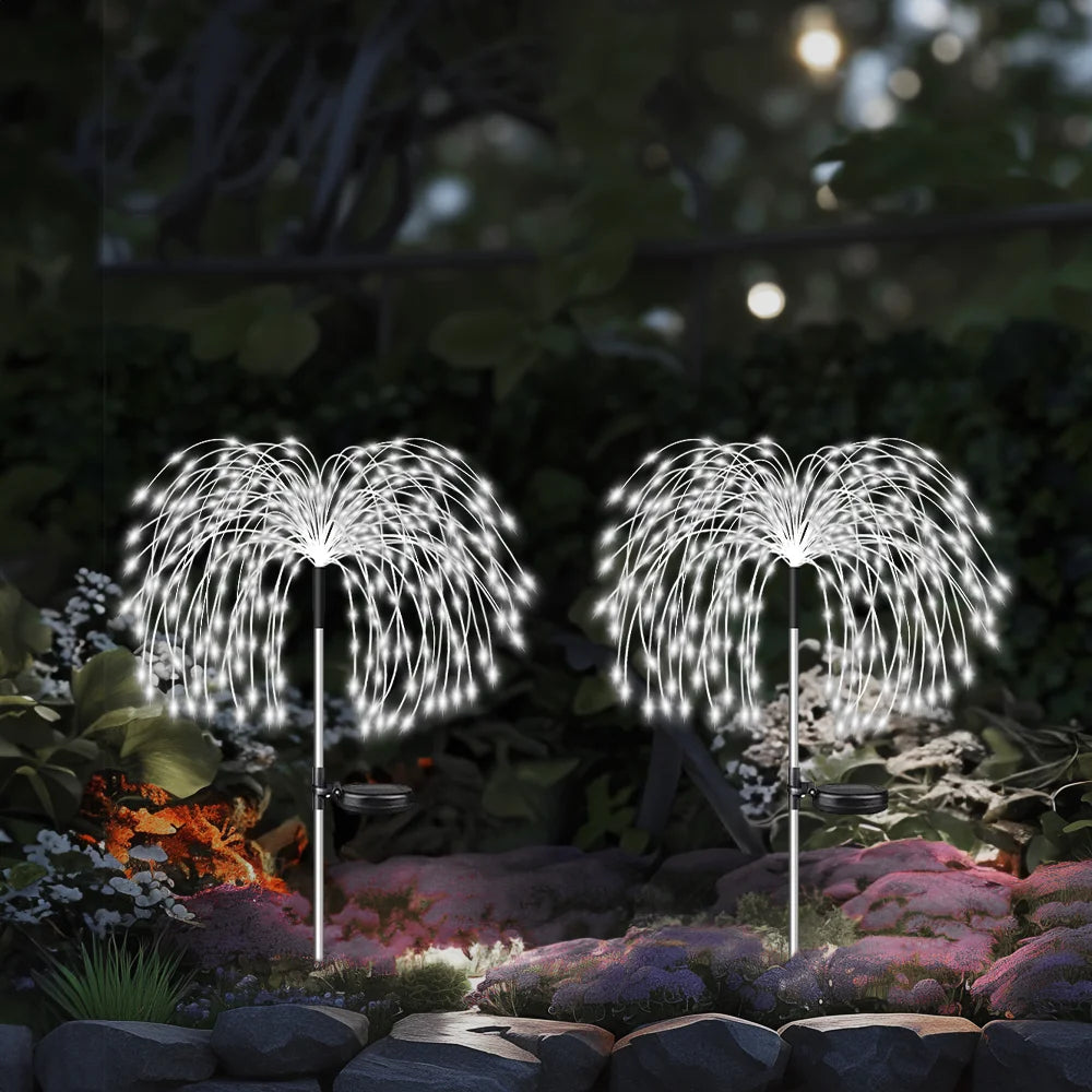 Solar Pyrotechnic LED Garden Lights