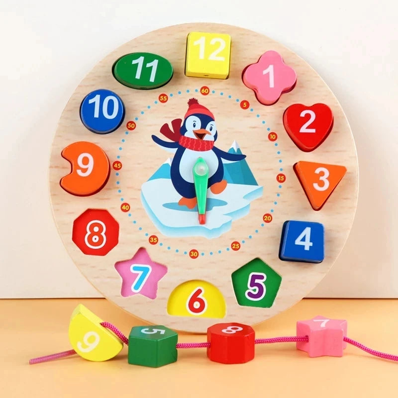 3D Wooden Children Montessori Toys