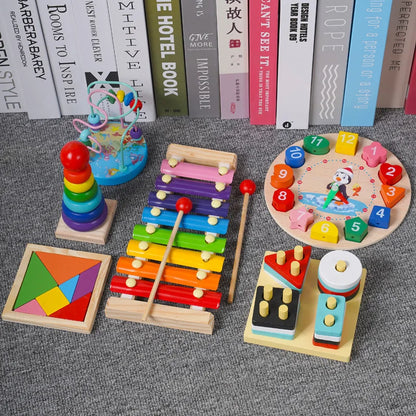 3D Wooden Children Montessori Toys