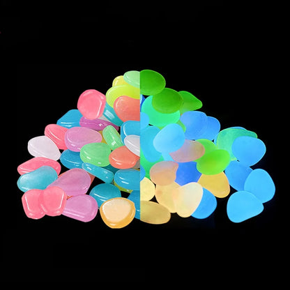 Glow in the Dark Garden Pebbles