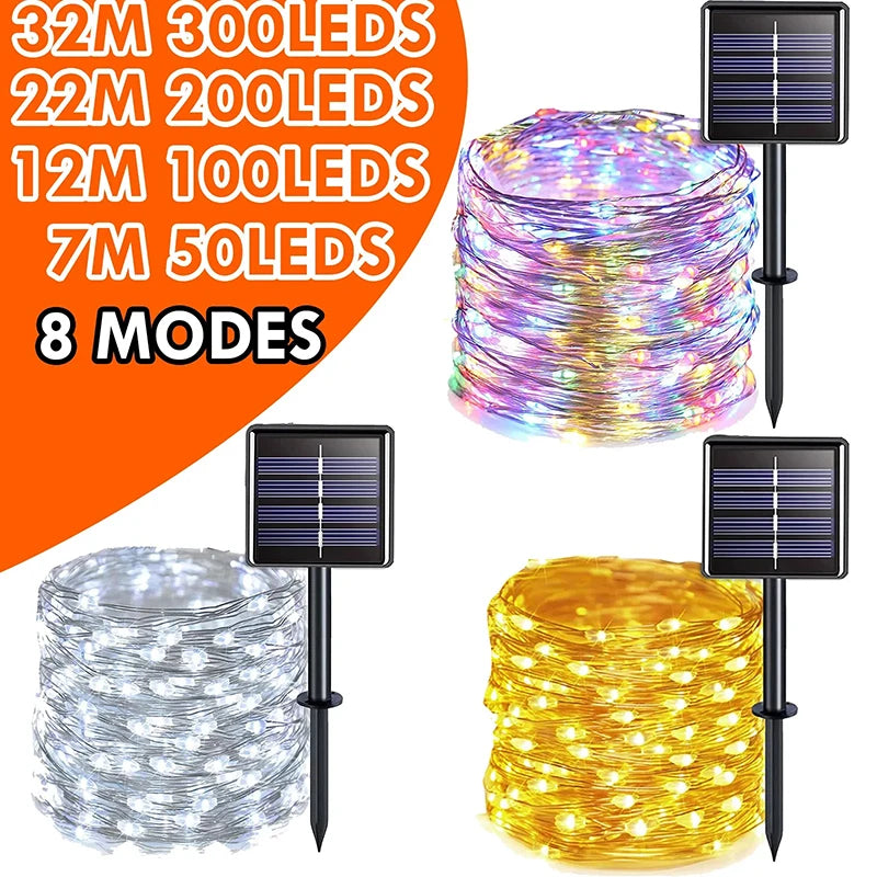 Outdoor Solar String Lights