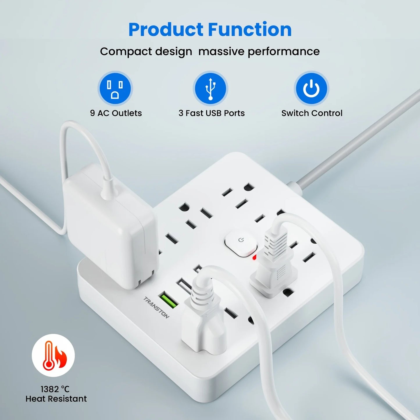 Power Outlet with Surge Protector