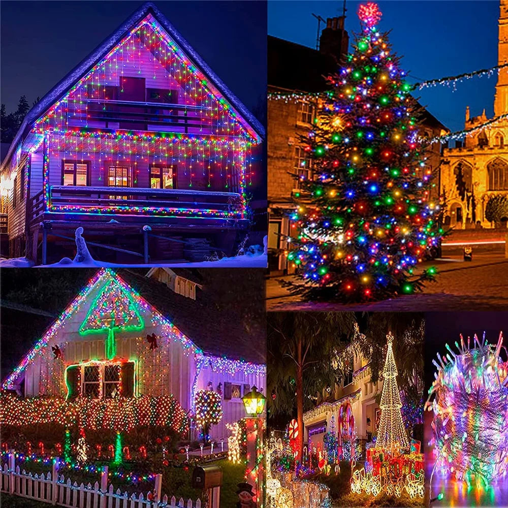 Icicle Curtain Decorations Lights