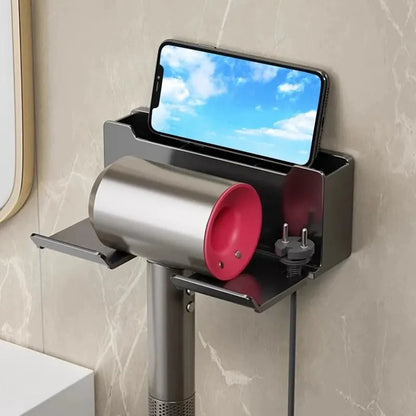 Hair Dryer Stand Bathroom Organizer