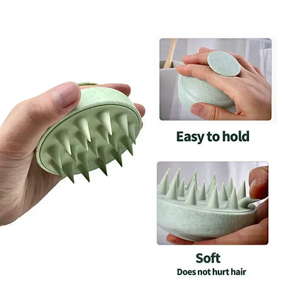 Silicone Head Massage Shower Comb