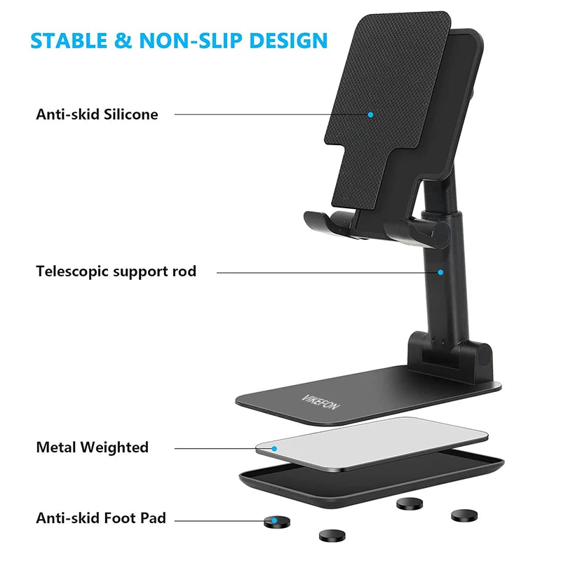 Foldable Phone/Tablet Desk Mount Holder