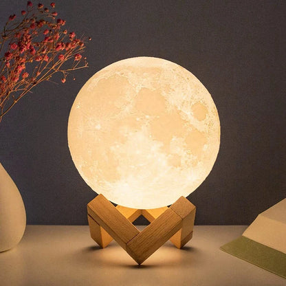 8cm LED Moon Lamp