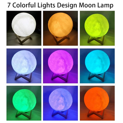 8cm LED Moon Lamp